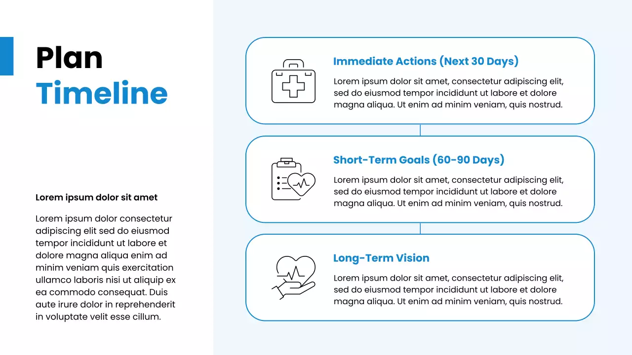Blue Modern Healthcare Trends Presentation