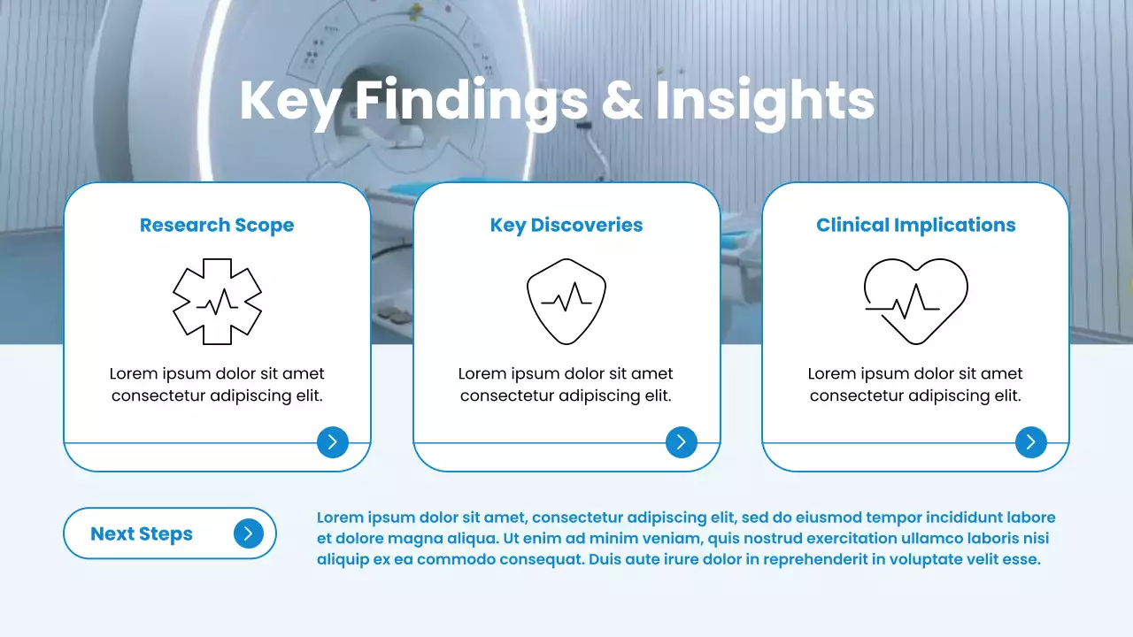 Blue Modern Healthcare Trends Presentation