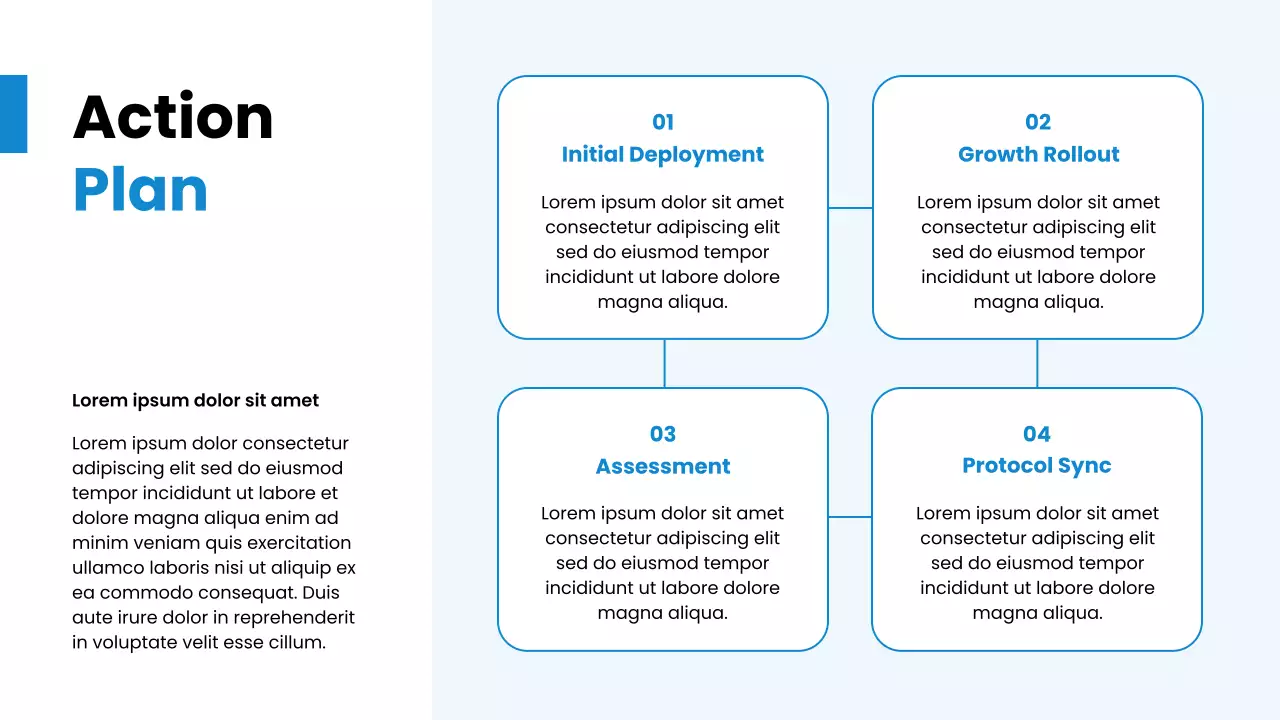 Blue Modern Healthcare Trends Presentation