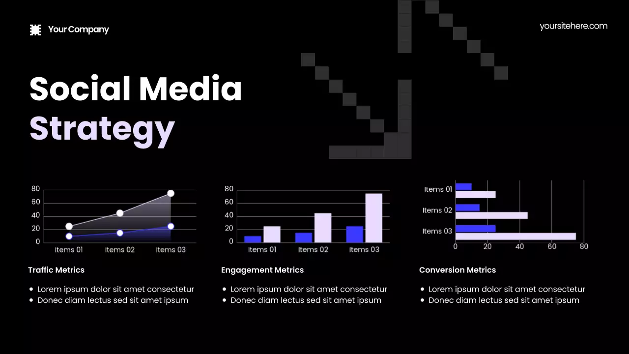 Black Modern Digital Marketing Pitch Presentation