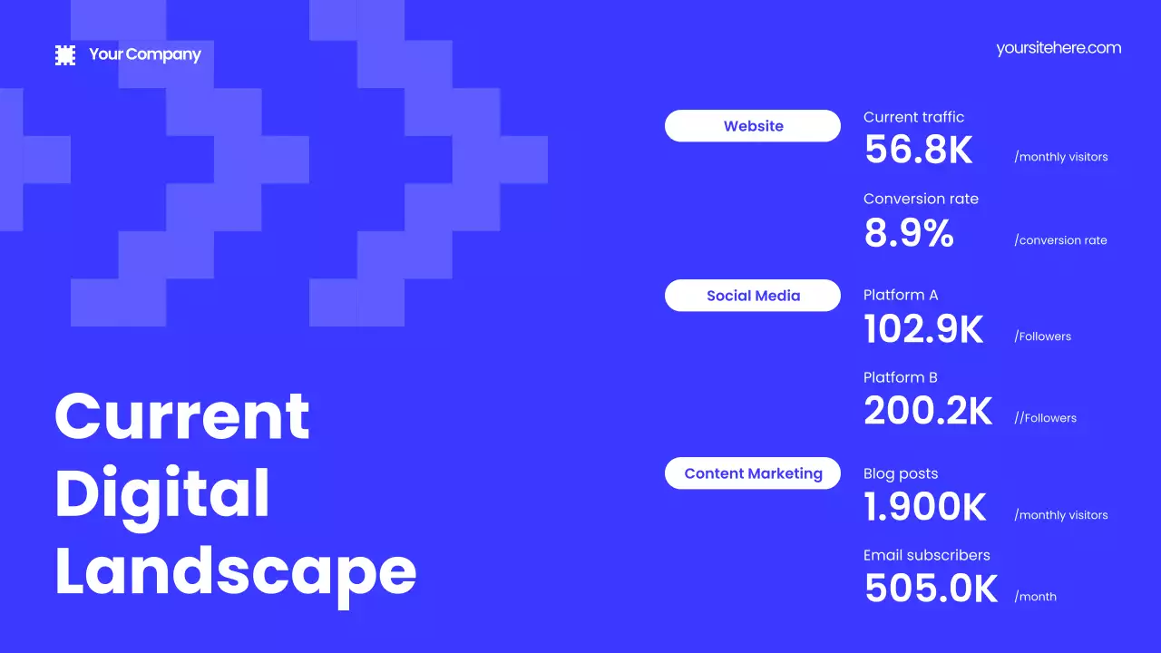 Black Modern Digital Marketing Pitch Presentation