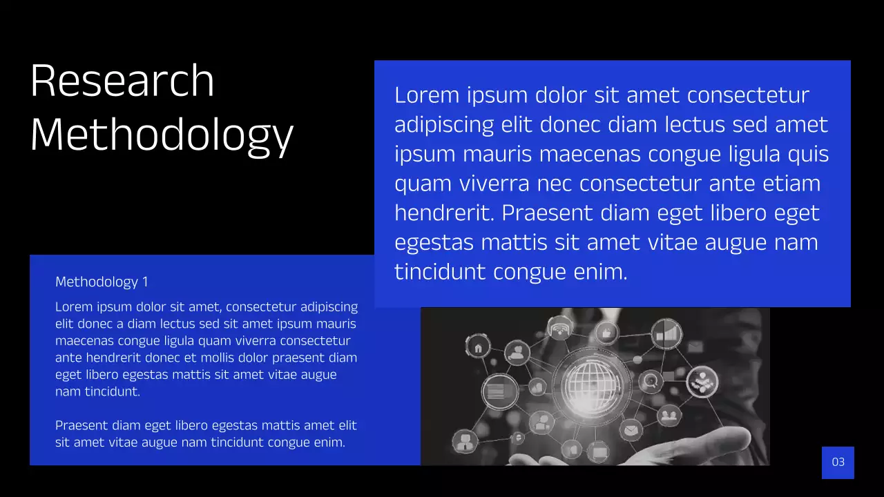 블랙 모던 산업 트렌드 프레젠테이션