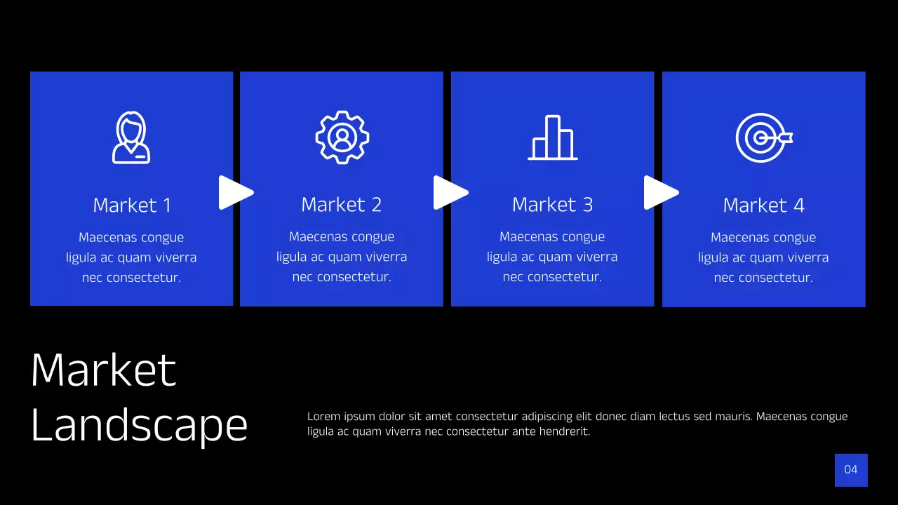 블랙 모던 산업 트렌드 프레젠테이션