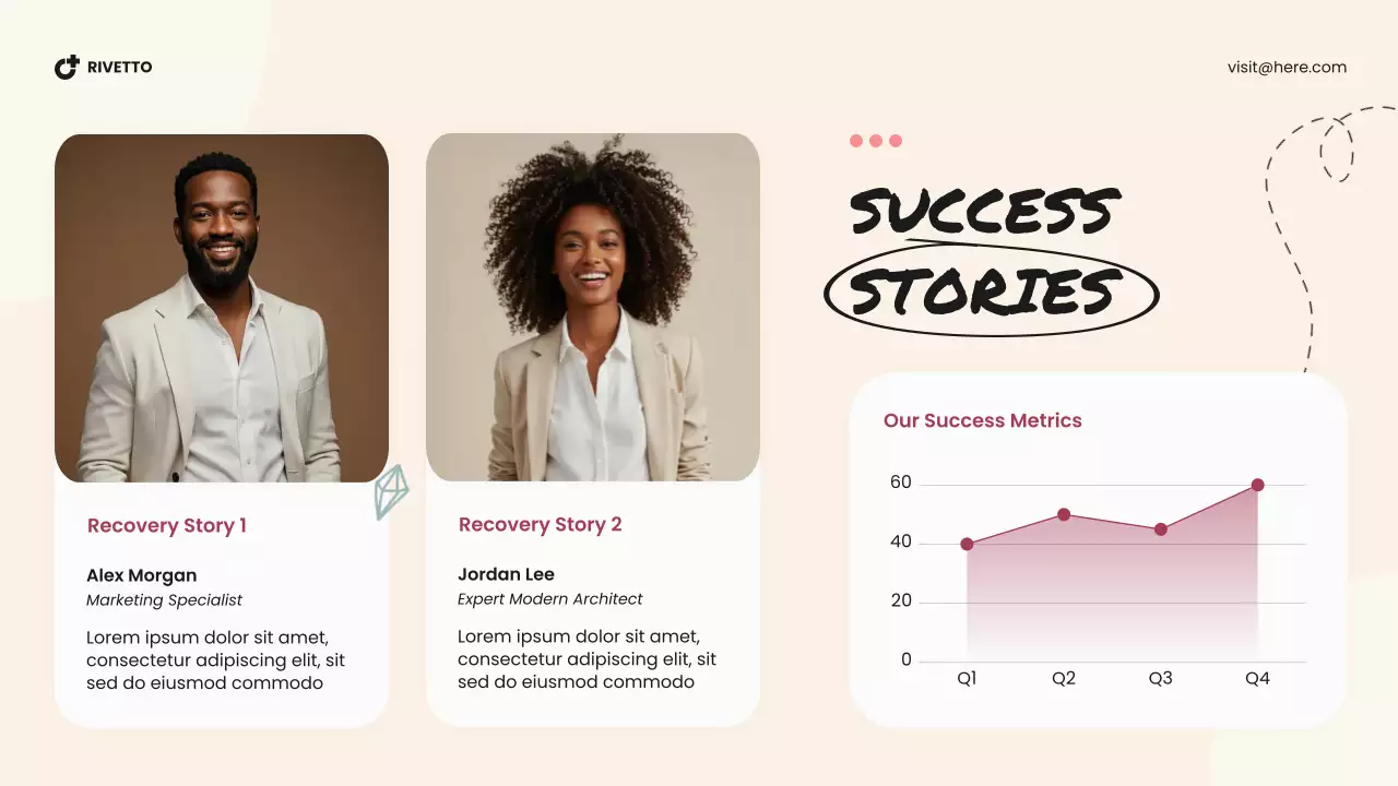 Beige Illustrated Substance Abuse Recovery Presentations