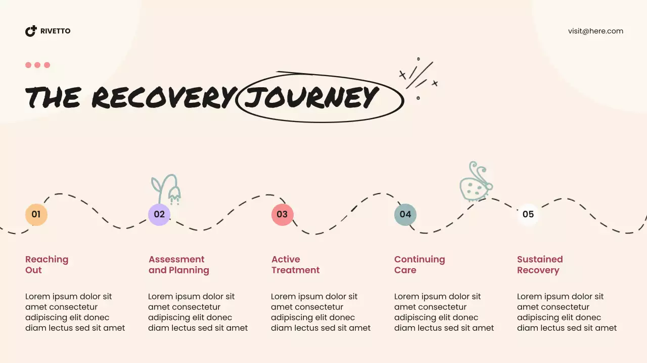 Beige Illustrated Substance Abuse Recovery Presentations