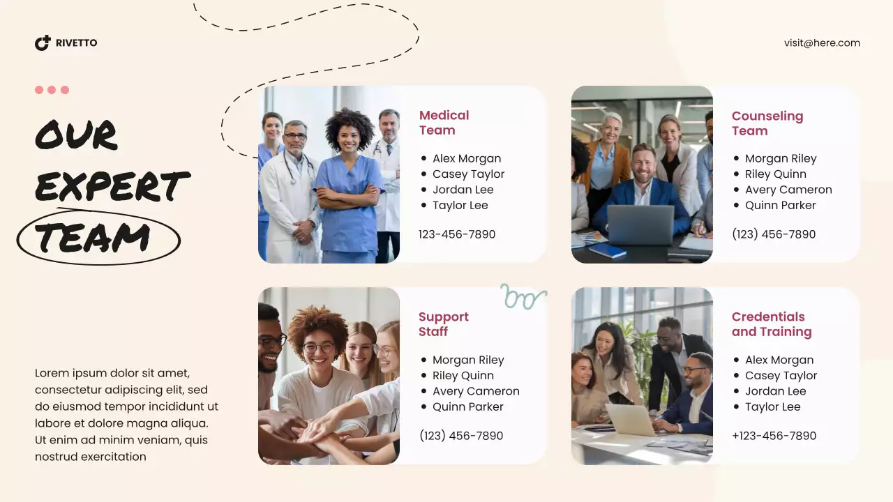 Beige Illustrated Substance Abuse Recovery Presentations