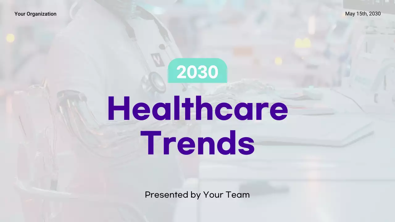 Mint Modern Healthcare Trends Presentation