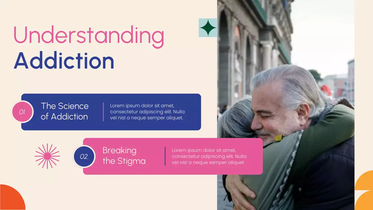 Beige Modern Substance Abuse Recovery Presentation