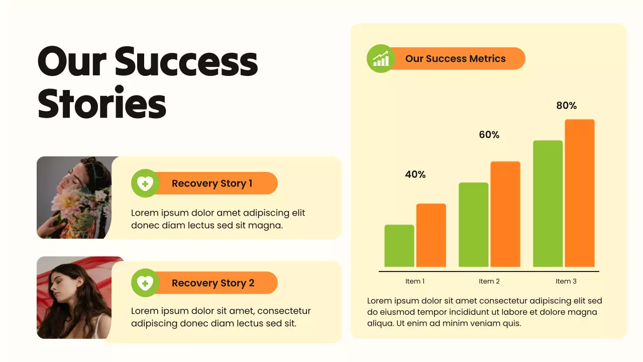 Green and Orange Bold Illustrative  Substance Abuse Presentation