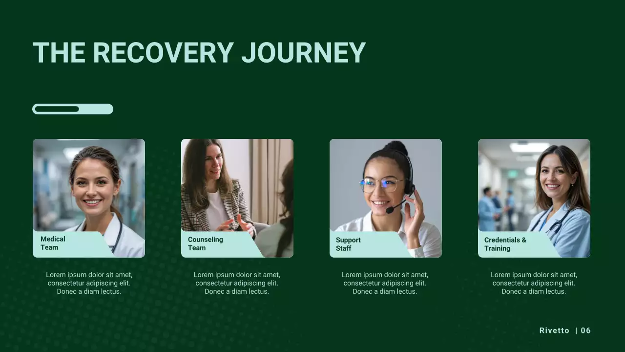 Mint and Green Modern Substance Abuse Recovery Presentation