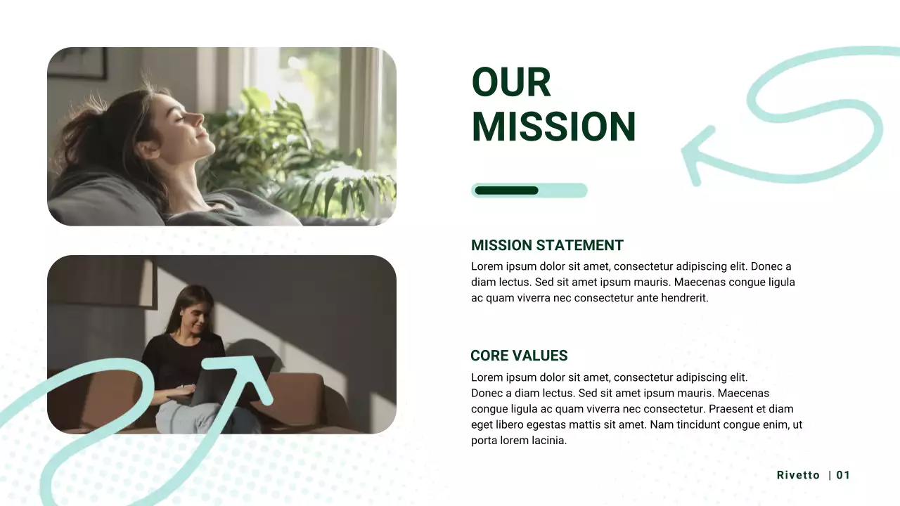 Mint and Green Modern Substance Abuse Recovery Presentation