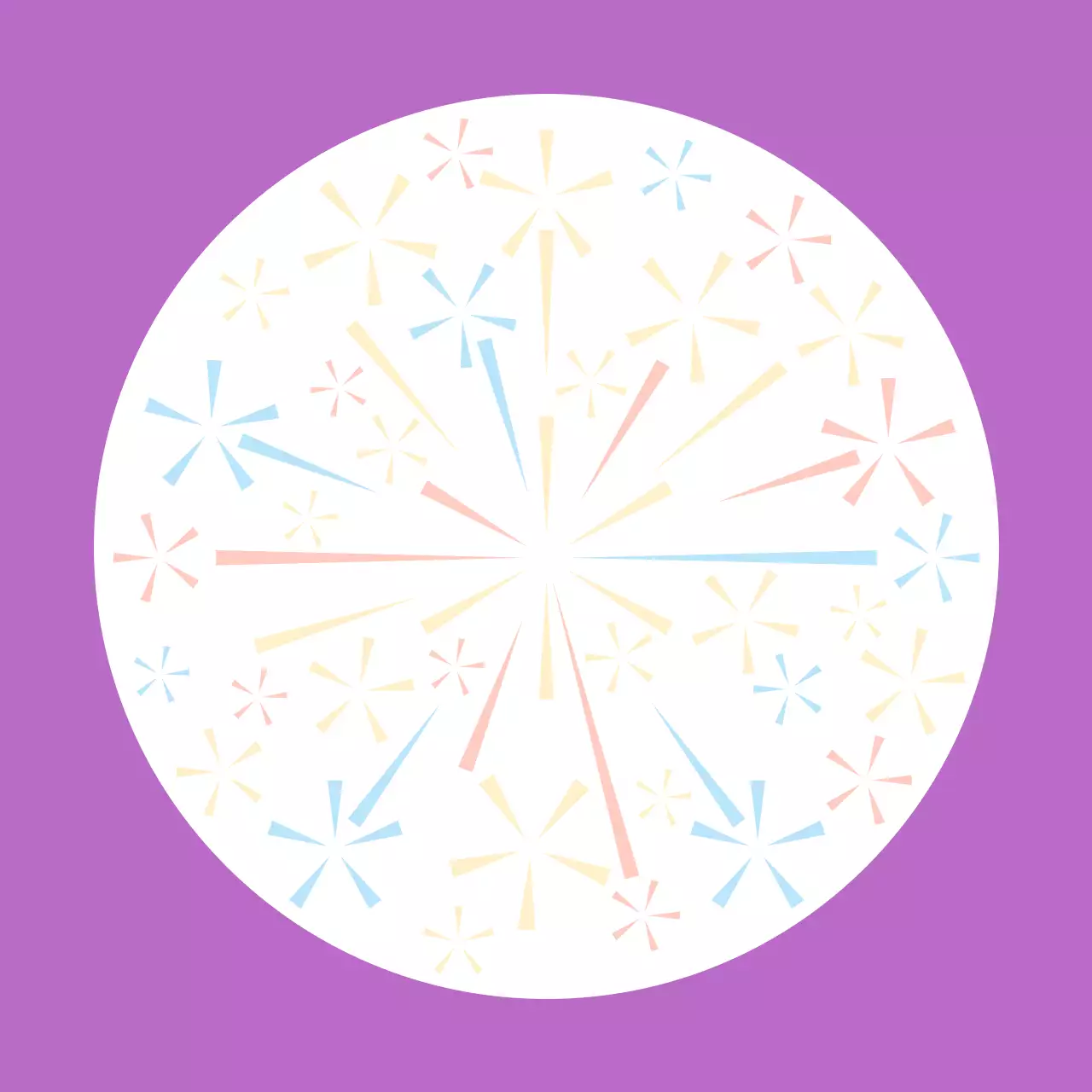 연보라 팝아트 패턴 디자인