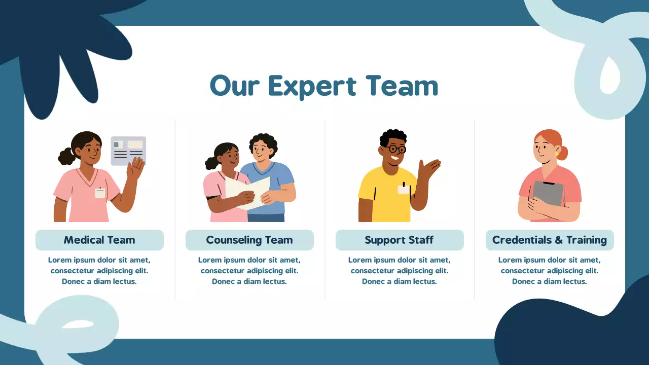 Blue Modern Addiction Announcement Presentation