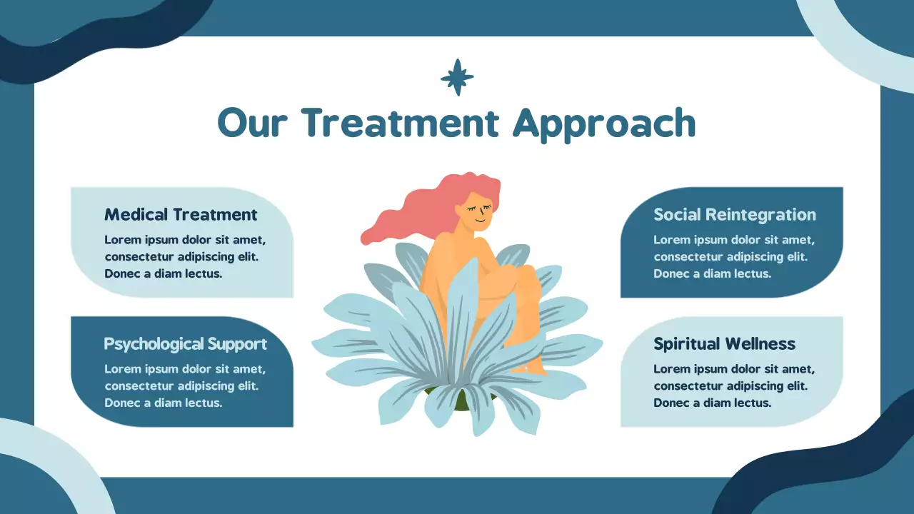 Blue Modern Addiction Announcement Presentation