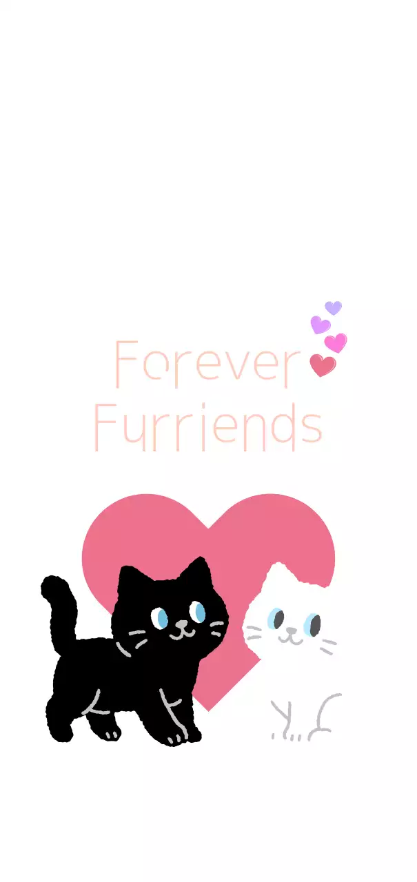 핑크 아기자기한 동물 스티커