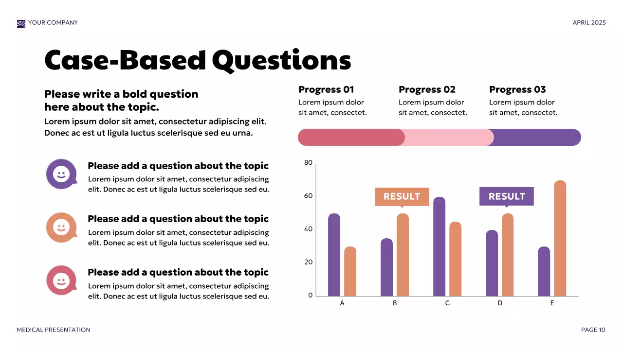 Purple Modern Medical Condition Awareness Presentation