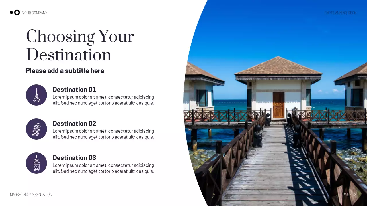 Purple Modern Travel Presentation