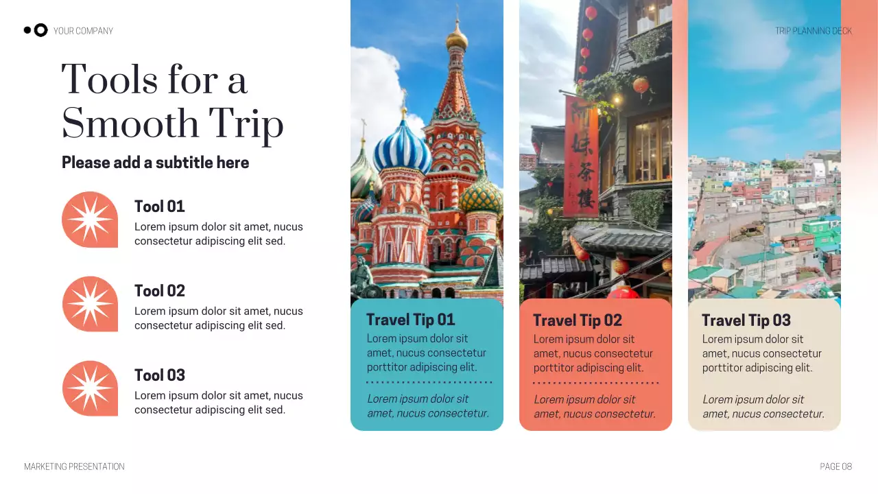 Purple Modern Travel Presentation