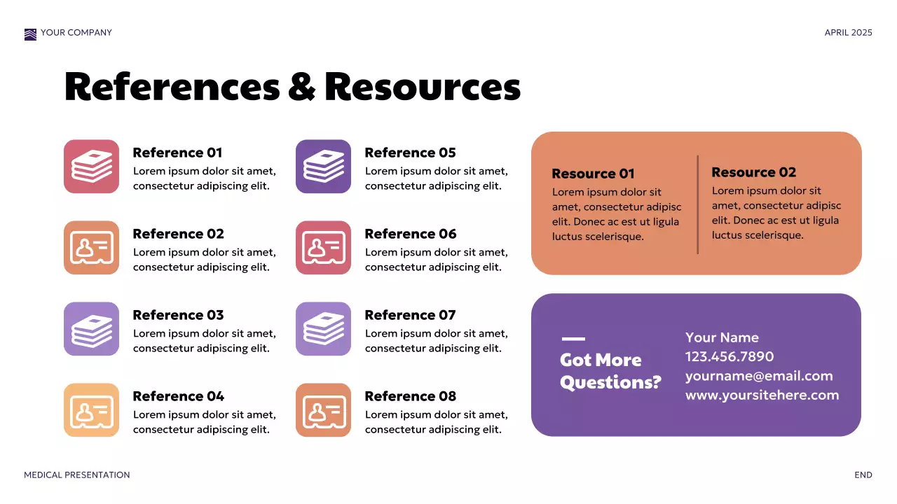 Purple Modern Medical Condition Awareness Presentation
