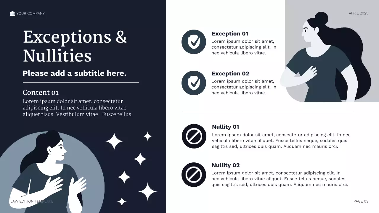 Bài thuyết trình pháp lý chuyên nghiệp của Hải quân