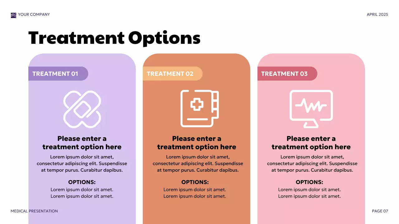 Purple Modern Medical Condition Awareness Presentation