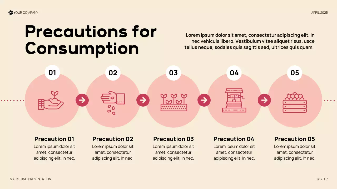Red Modern Organic Strawberry Produce Presentation