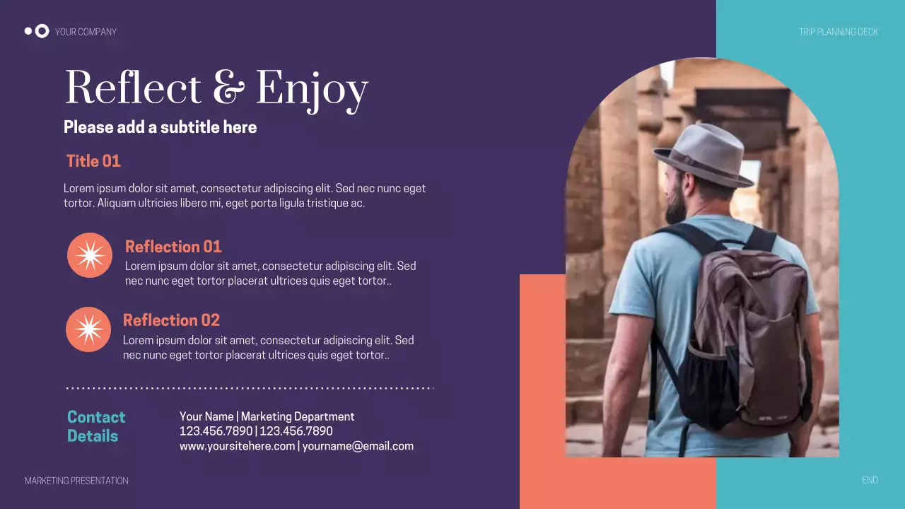 Purple Modern Travel Presentation