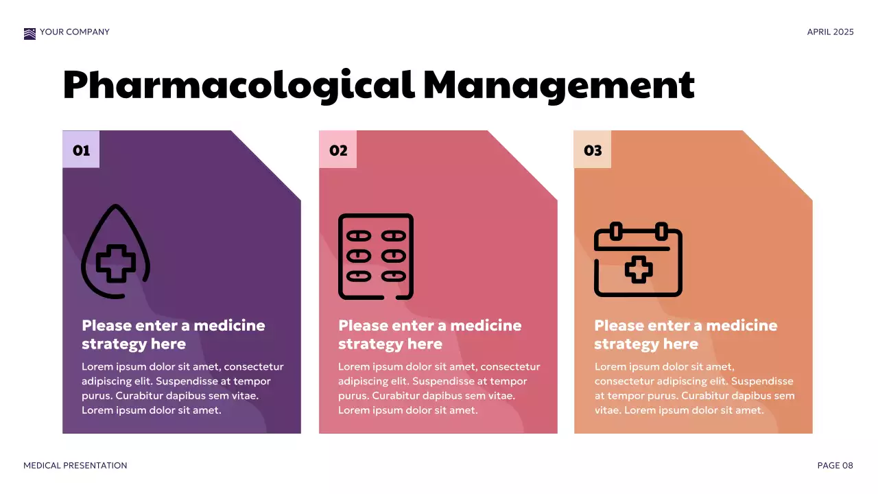 Purple Modern Medical Condition Awareness Presentation