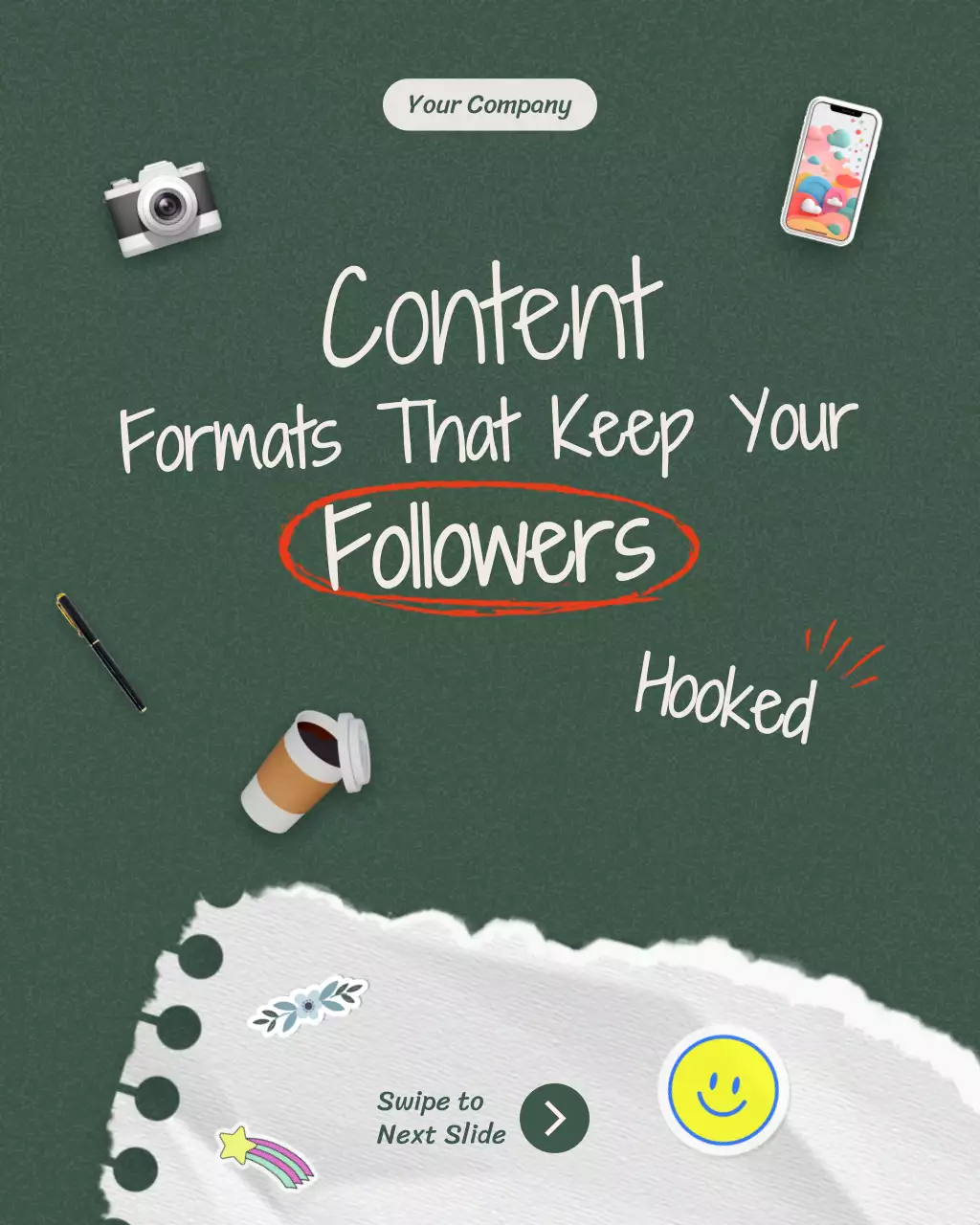 Green Trendy Social Media Guide Instagram Post