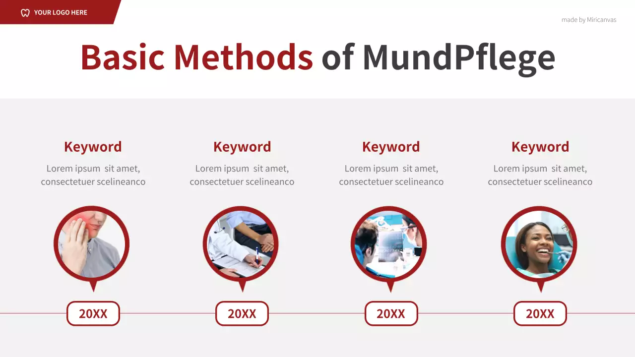 Red Professional Dental Guide Presentation