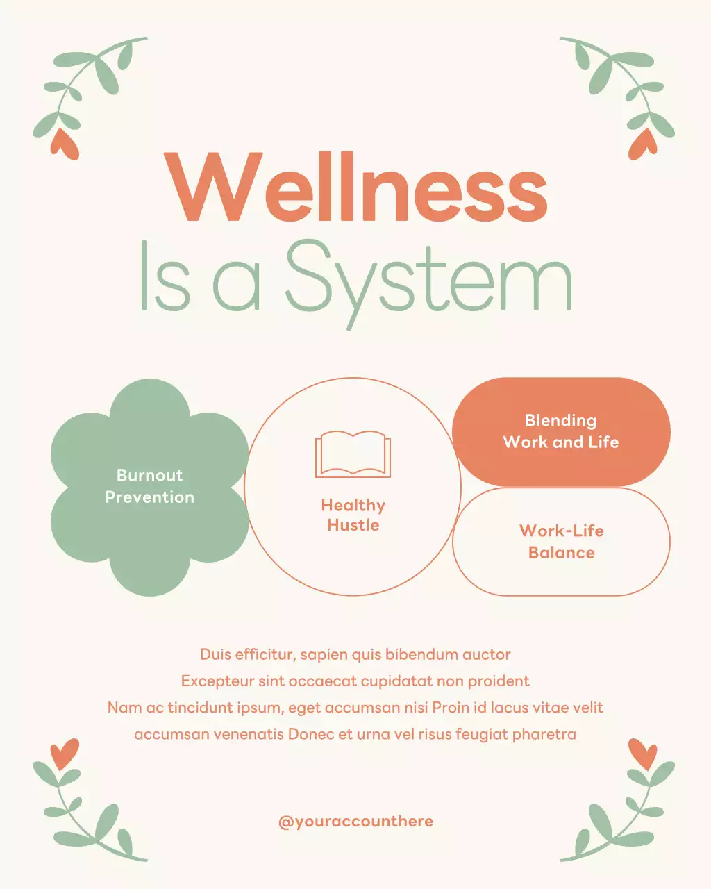 Coral Modern Wellness Guide Instagram Post