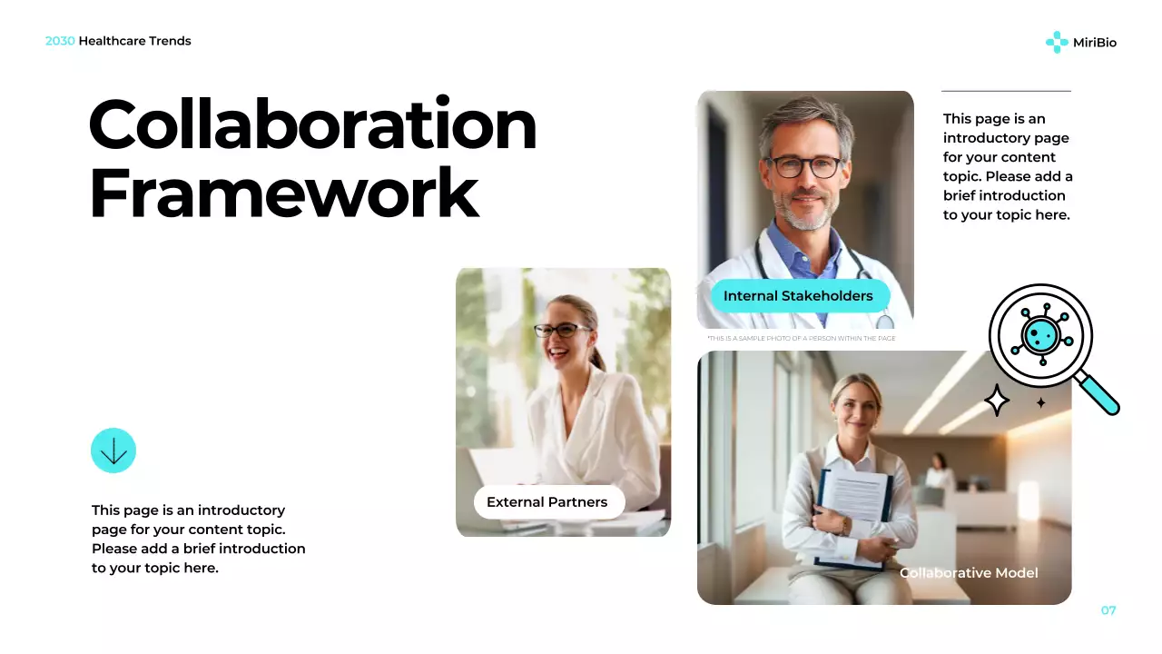 Teal Modern Healthcare Presentation