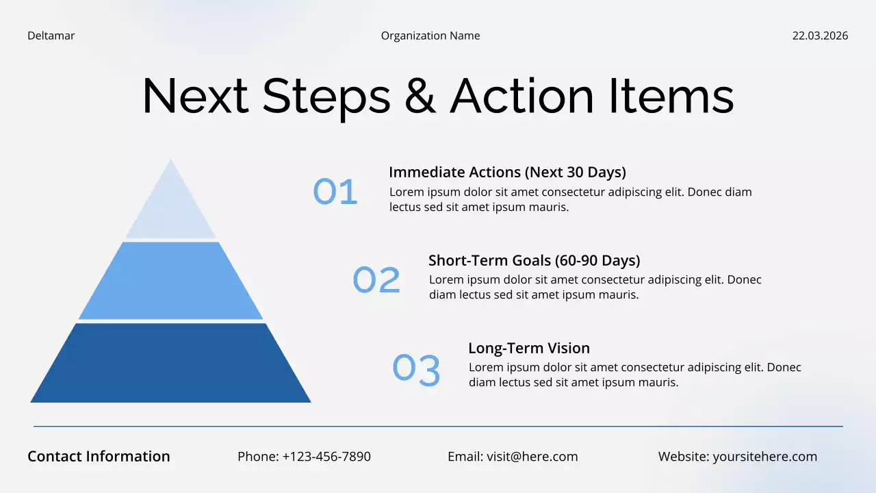 Blue and White Healthcare Trends and Insights Report Presentation