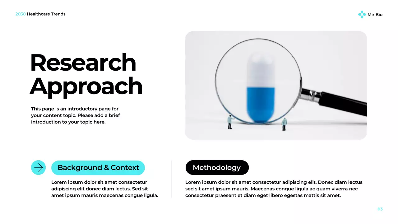 Teal Modern Healthcare Presentation