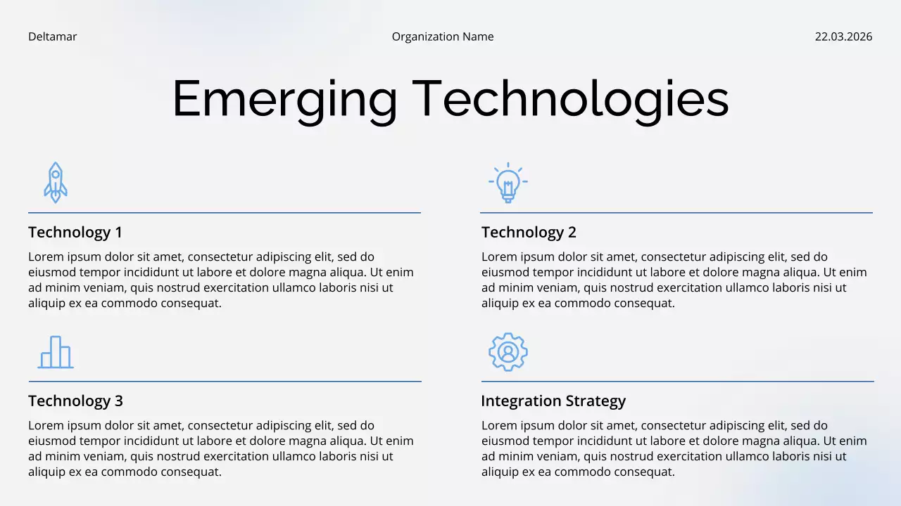 Blue and White Healthcare Trends and Insights Report Presentation