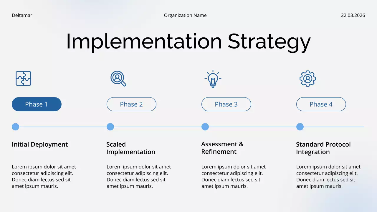 Blue and White Healthcare Trends and Insights Report Presentation