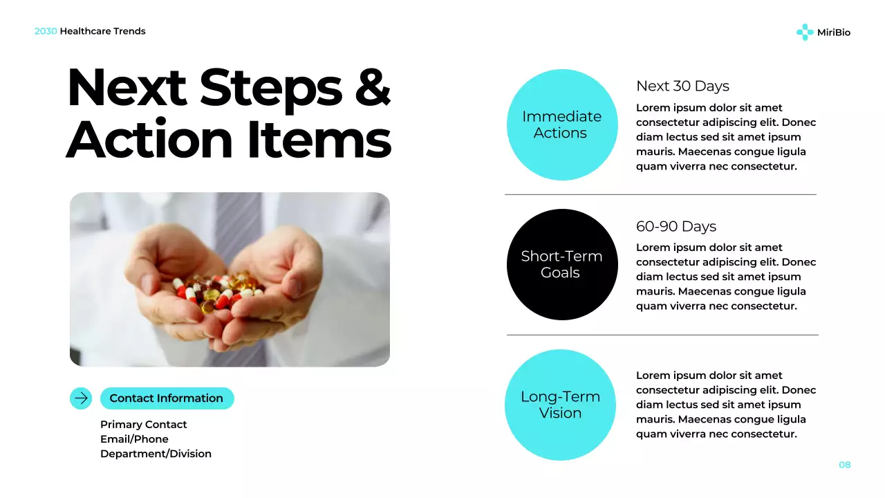 Teal Modern Healthcare Presentation