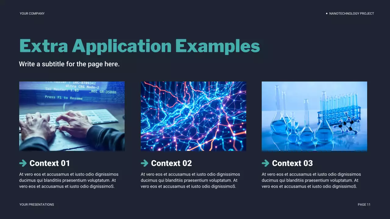 Teal Modern Nano Technology Introduction Presentation