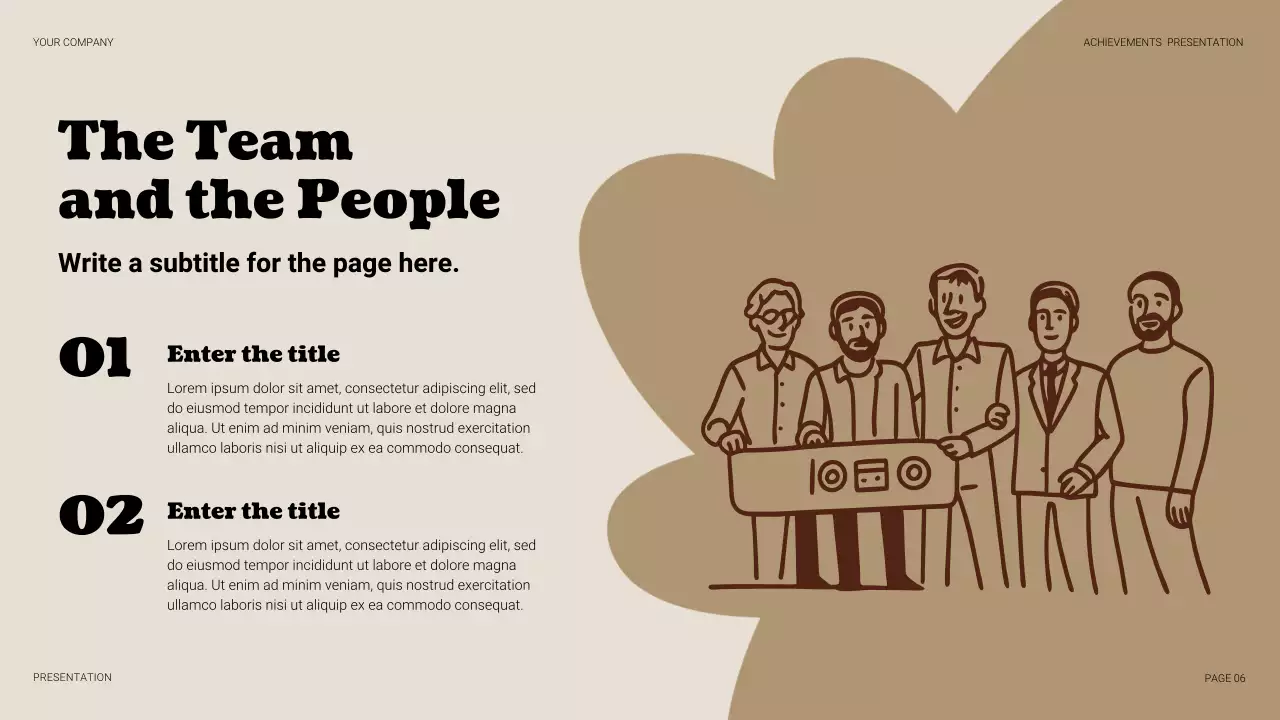 Beige Vintage Business Operations Presentation