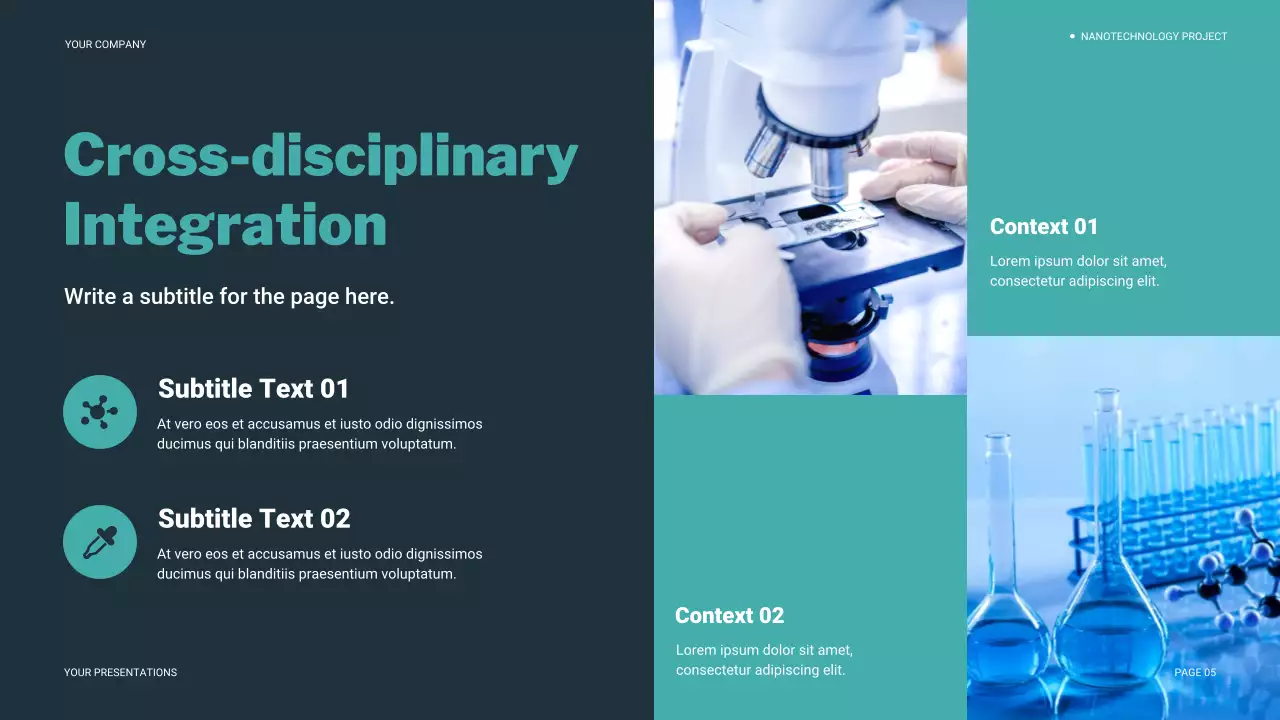 Teal Modern Nano Technology Introduction Presentation