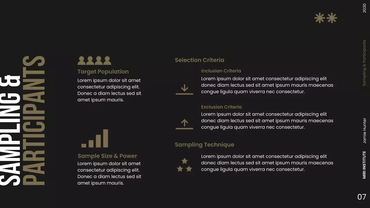 Modern Dark Research Proposal Presentation