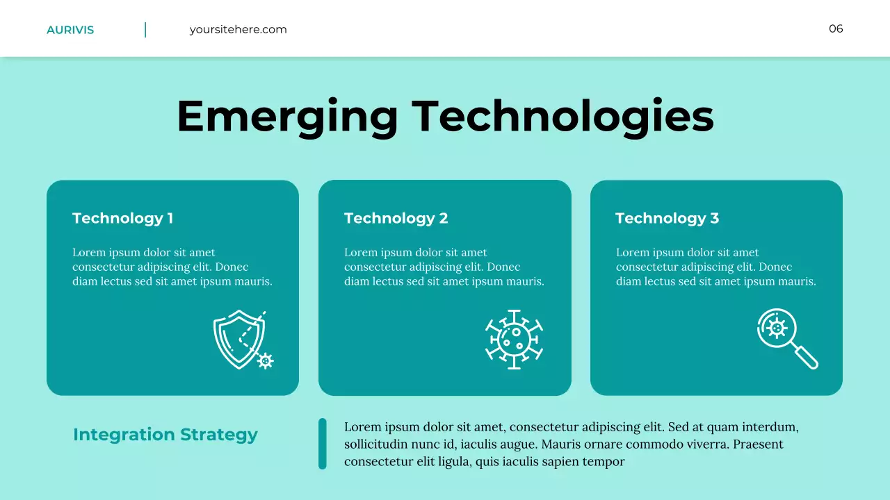 Beige and Teal Healthcare Trends Report Presentation