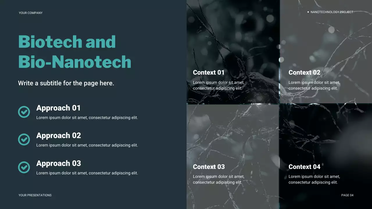 Teal Modern Nano Technology Introduction Presentation