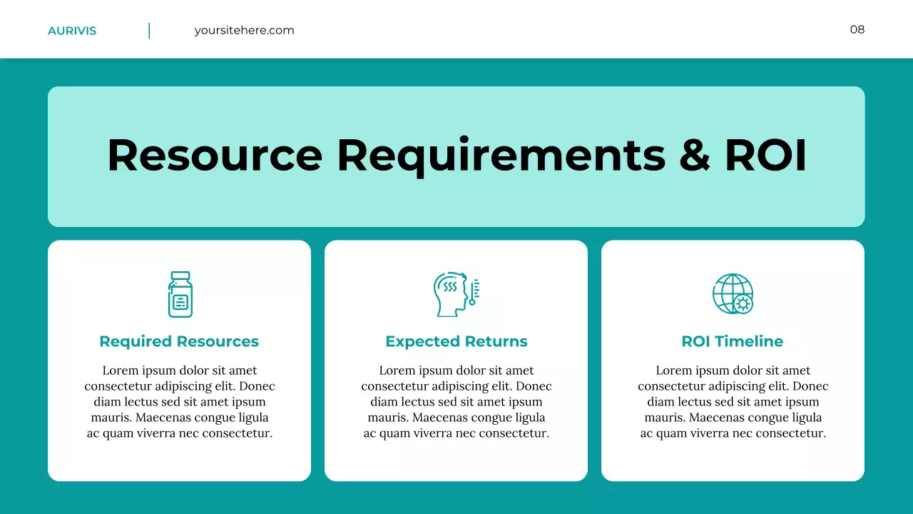 Beige and Teal Healthcare Trends Report Presentation
