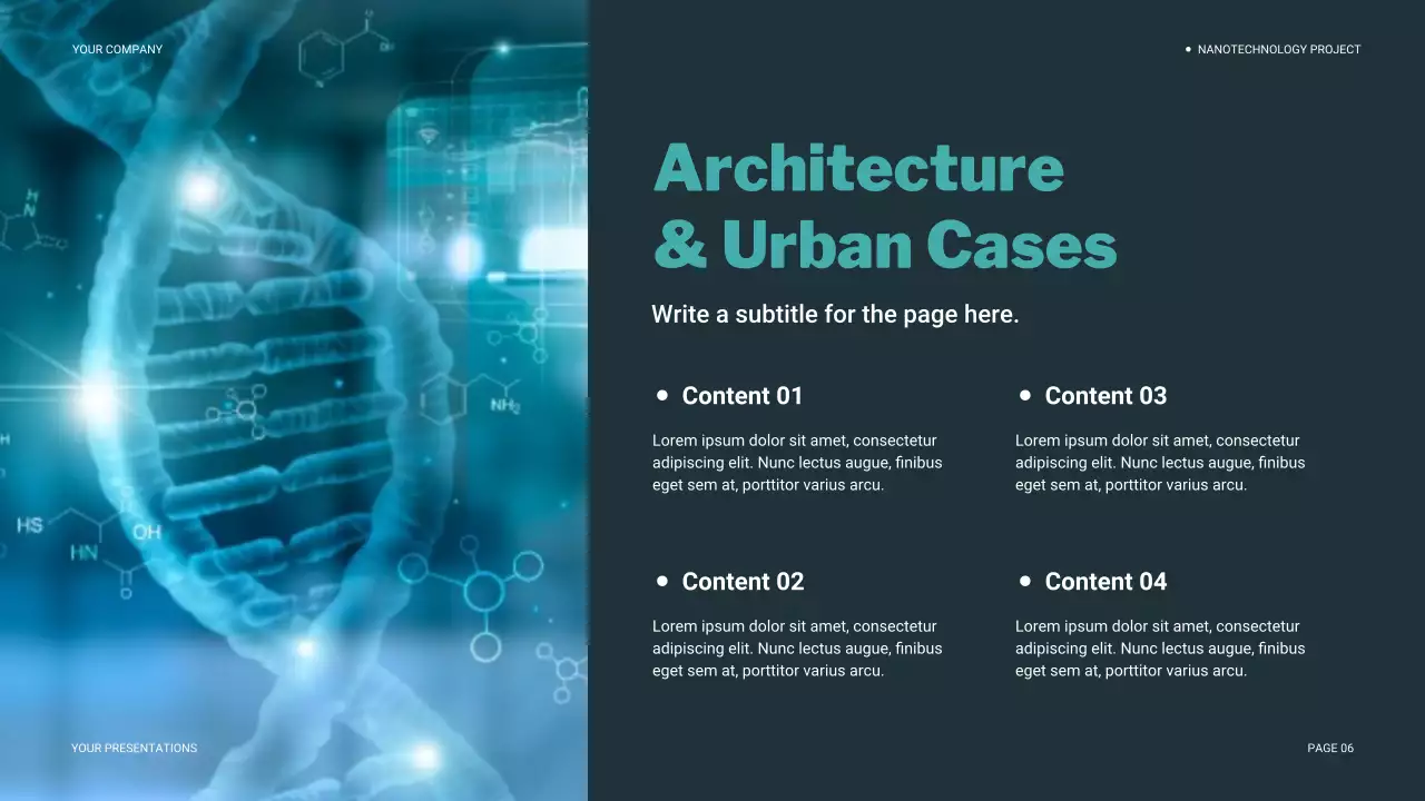 Teal Modern Nano Technology Introduction Presentation