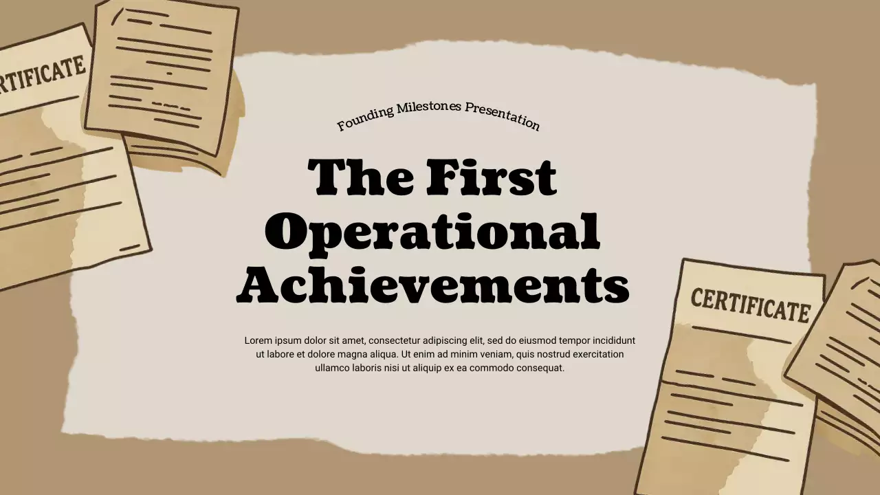 Beige Vintage Business Operations Presentation