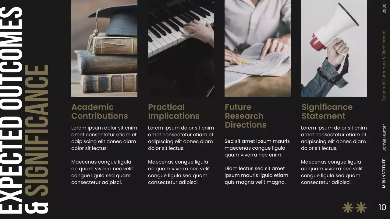 Modern Dark Research Proposal Presentation