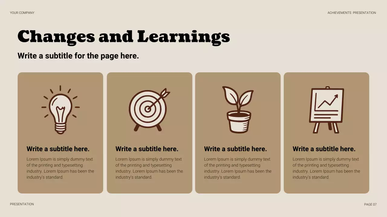 Beige Vintage Business Operations Presentation