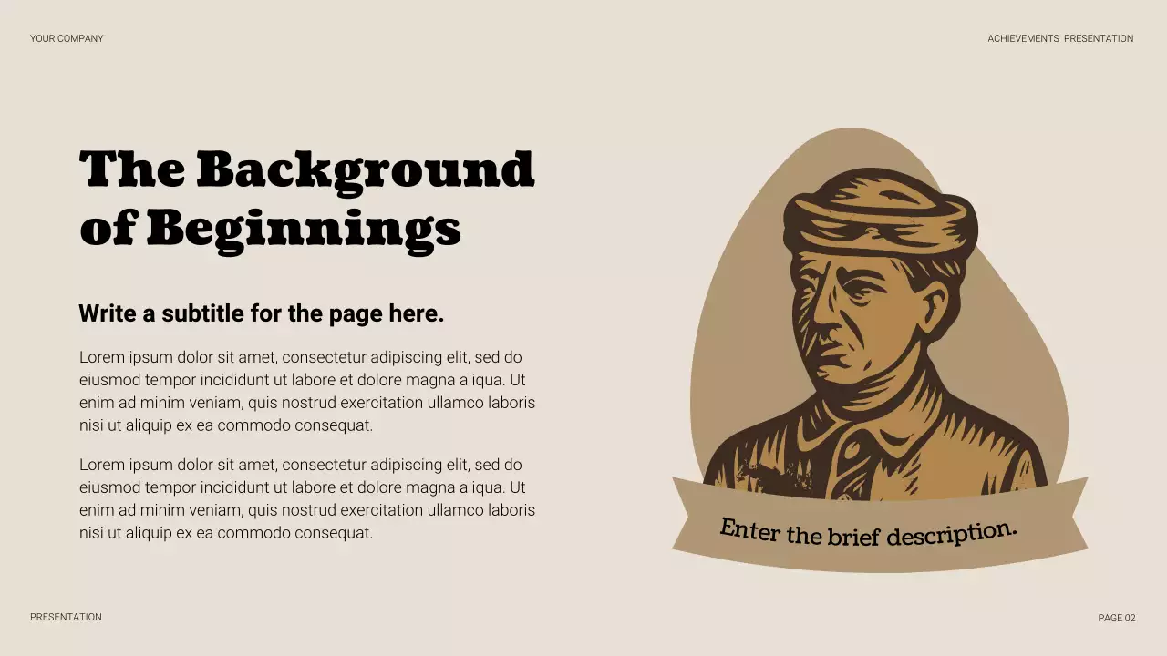 Beige Vintage Business Operations Presentation