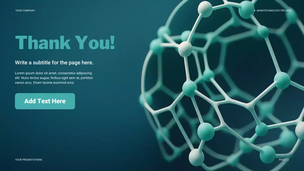 Teal Modern Nano Technology Introduction Presentation